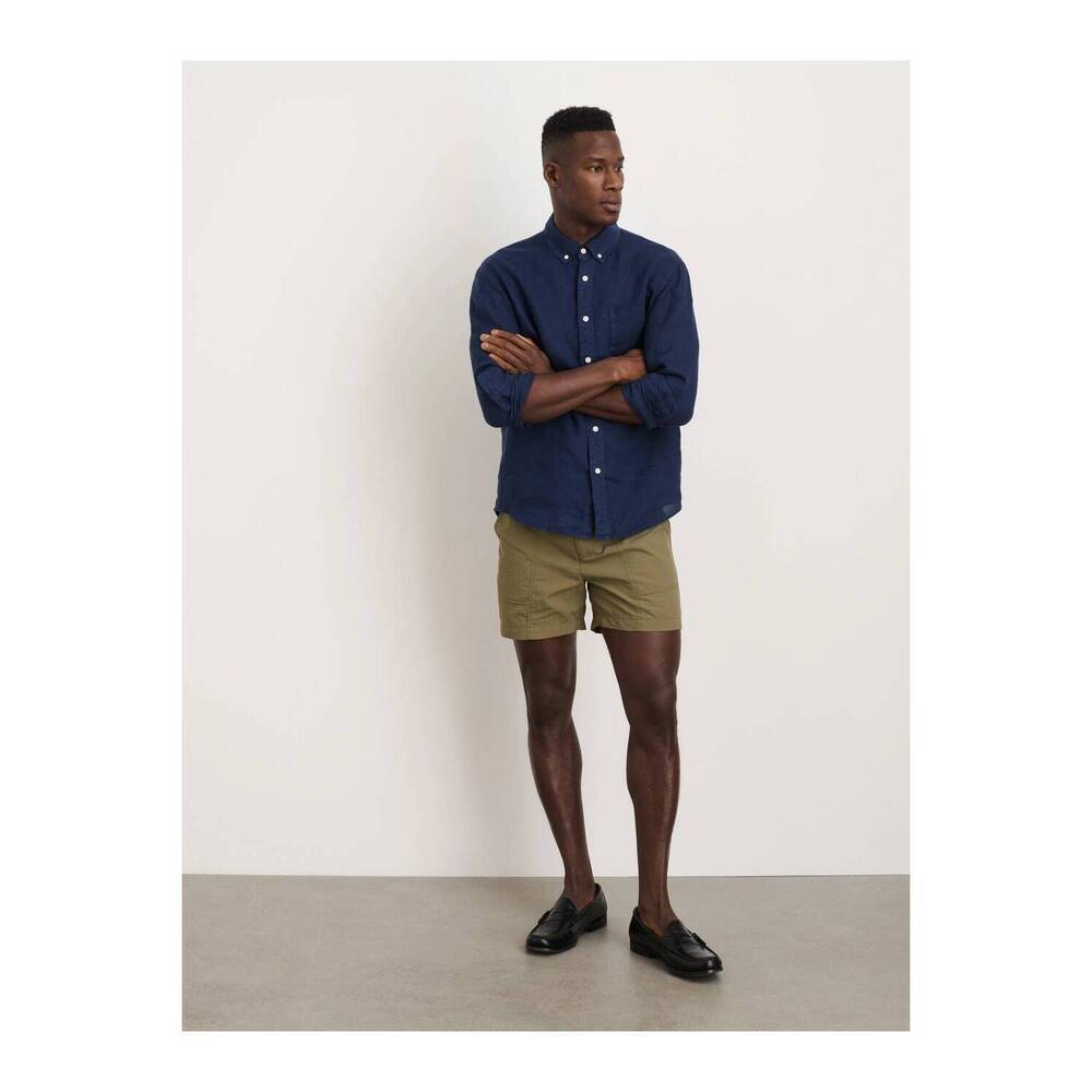NEW ALEX MILL men's long sleeve shirt in navy
